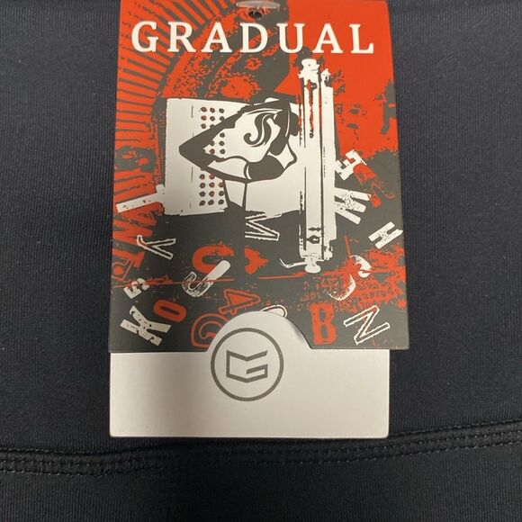 NWT New Gradual Sportswear Black Leggings with Zippered Pockets Size Large - Picture 9 of 14